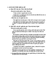 LMS TRIẾT: Bản Chất Thế Giới và Cặp Phạm Trù Cơ Bản trong Biện Chứng