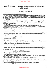 Tài liệu tóm tắt lý thuyết và các dạng bài tập chương cơ học vật rắn | Học Viện hàng không Việt Nam