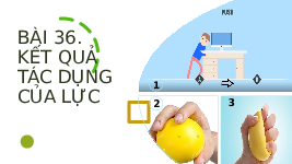 Giáo án điện tử Khoa học tự nhiên 6 bài 36 Chân trời sáng tạo : Tác dụng của lực