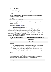 Các hàm  - Môn hệ thống thông tin quản lý | Đại học Kinh Tế Quốc Dân