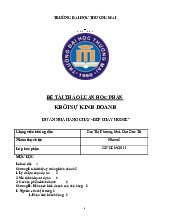 Kế hoạch KH Nhà hàng Chay "Bếp Chay Homie" | Bài thảo luận khởi sự kinh doanh