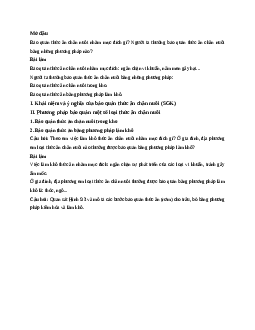 Công nghệ 11 Kết nối tri thức bài 9: Bảo quản thức ăn chăn nuôi