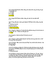 Trắc nghiệm ôn tập - Tư tưởng Hồ Chí Minh | Trường Đại học Mở Thành phố Hồ Chí Minh