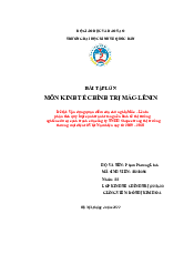 Phân tích quy luật cạnh tranh trong nền kinh tế thị trường nghiên cứu sự cạnh tranh của công ty TNHH Shopee trong thị trường thương mại điện tử Việt Nam| Đại học Kinh Tế Quốc Dân
