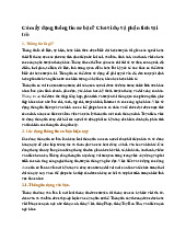 Có mấy dạng thông tin cơ bản? Cho ví dụ và phân tích vai trò - Tin học 3
