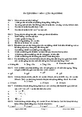 Bộ câu hỏi trắc nghiệm ôn tập cuối kỳ môn Vật Lý Đại Cương | Học viện Báo chí và Tuyên truyền
