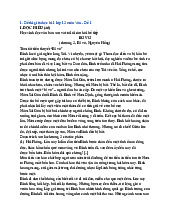 Bộ đề thi giữa kì 1 Văn 12 Kết nối tri thức - Số 1