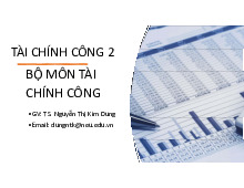 Tổng Hợp Nội Dung và Phương Pháp Đánh Giá | Môn Tài chính công 2 - Trường Cao đẳng Kinh tế Kế hoạch Đà Nẵng