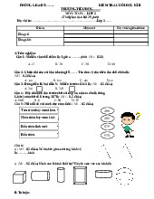 Đề thi cuối học kỳ 2 môn Toán lớp 2 năm học 2024 - 2025 - Đề số 2 | Bộ sách Cánh diều