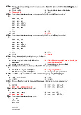 Đề cương môn cấu trúc máy tính và xử lý- Trường Đại học bách khoa - Đại học đà nẵng.