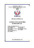 Ứng dụng năng lượng mặt trời cho đèn chiếu sáng | Tiểu luận Chuyên ngành: Công nghệ Kĩ thuật ô tô Trường đại học sư phạm kỹ thuật TP. Hồ Chí Minh