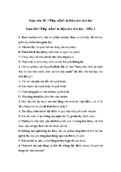 Soạn bài Tự đánh giá: "Phép mầu" kì diệu của văn học - Cánh diều 10