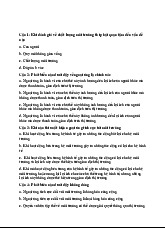 Bài tập Chương 4: Kinh Tế Môi Trường - Đề Thi và Giải Đáp | Kinh tế môi trường | Học viện Tài chính