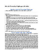 Bài văn Tả mẹ lớp 5 Ngắn gọn - Tiếng việt 5