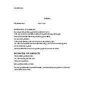 Candidate Instructions & Question Structure | English | Trường Đại học Khoa học Tự nhiên, Đại học Quốc gia Hà Nội