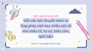 Thực hành kỹ năng viết Bài 1 | Bài giảng PowerPoint Ngữ văn 11 Chân trời sáng tạo