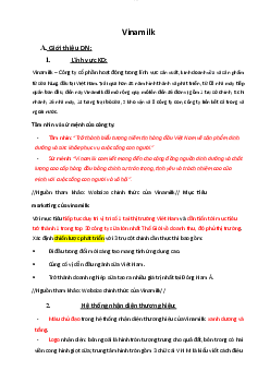 Tìm hiểu về Vinamilk – Công ty cổ phần