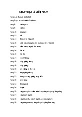 Atlat Địa Lí Việt Nam