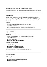 MOSFET  TỔNG HỢP KIẾN THỨC CƠ BẢN  NÂNG CAO