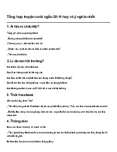 Tổng hợp truyện cười ngắn 20-11 hay và ý nghĩa nhất