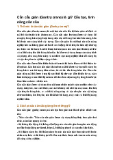 Cần cẩu giàn (Gantry crane) là gì? Cấu tạo, tính năng cần cầu