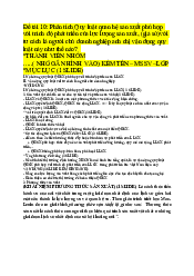 Phân tích Quy luật quan hệ sản xuất - Triết học Mác-Lênin | Đại học Công nghiệp Thực phẩm Thành phố HCM