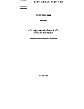 TCVN 7570:2006 - Specifications for Aggregates in Concrete and Mortar