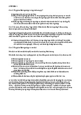Câu Hỏi Ôn Tập môn Sáp nhập, mua lại và tái cấu trúc doanh nghiệp | Trường Đại học Kinh tế Thành phố Hồ Chí Minh