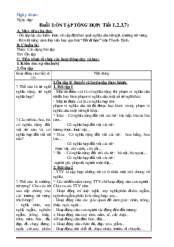 Giáo án phụ đạo Ngữ Văn 8 cả năm