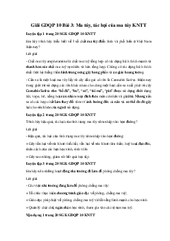 Giải GDQP 10 Bài 3 KNTT