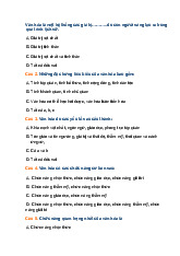 TOP Câu hỏi Trắc nghiệm Môn Văn hóa doanh nghiệp | Đại học Công Đoàn