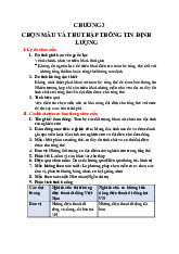 Chương 3 Chọn mẫu và thu thập thông tin định lượng môn Nghiên cứu thị Trường | Đại học Công nghiệp Thực phẩm Thành phố Hồ Chí Minh