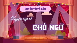 Giáo án điện tử  Tiếng Việt 4 KNTT -  Kết Nối Tri Thức:  Luyện tập về chủ ngữ.