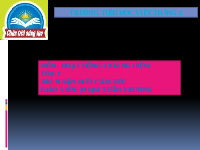 Giáo án điện tử Hoạt động trải nghiệm 1 Chân trời sáng tạo : Nhận biết cảm xúc