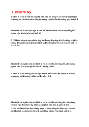 Câu hỏi đúng sai - Kinh tế vĩ mô | Học viện Chính sách và Phát triển