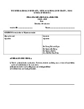 Final Exam Semester 2 2022-2023 | Môn Macroeconomics - Trường Đại học Quốc tế, Đại học Quốc gia Thành phố Hồ Chí Minh