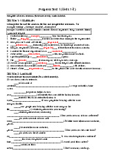 Tổng hợp đề tiếng anh cơ bản 2: Progress Test 1| Học viện tài chính