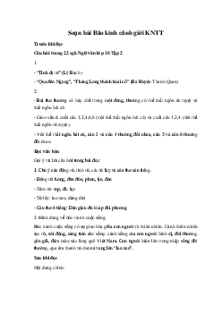 Soạn bài Bảo kính cảnh giới KNTT