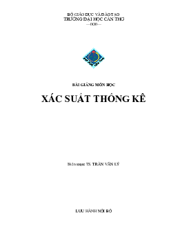 Bài giảng môn học Xác suất thống kê