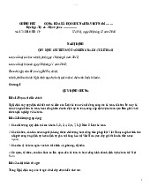 Quy định chi tiết một số điều của luật kế toán | môn luật dân sự | trường Đại học Huế