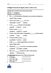 Intelligent Business Progress Test 2 (Units 4─6)| Học viện tài chính