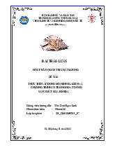 Thực tiễn áp dụng mô hình Kazen và chương trình 5S trong hoạt động sản xuất của Honda | Bài Thảo Luận Quản Trị Chất Lượng