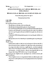 Kế hoạch bài dạy Toán 11 Kết Nối Tri Thức Với Cuộc Sống