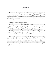 Báo cáo cuối kỳ Quản lý chuỗi cung ứng Apple tại Trung Quốc | Đại học Hoa Sen