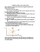 Bài tập chương 20 : Tổng cầu và tổng cung | Đại học Kinh tế Thành phố Hồ Chí Minh
