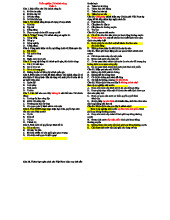 Trắc nghiệm Tài chính công - Đáp án cho môn Tài chính công