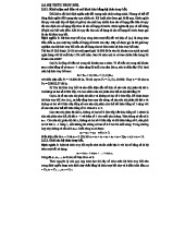 Hệ Thức Truy Hồi trong Toán Học - Tài Liệu Ôn Tập Môn Toán