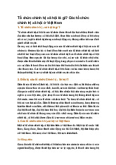 Tổ chức chính trị xã hội là gì? Các tổ chức chính trị xã hội ở Việt Nam