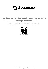 Câu hỏi ôn tập môn Luật tố tụng hình sự | Trường Đại học Luật, Đại học Quốc gia Hà Nội