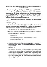 Ôn tập - Bài thi Môn Luật đại cương | Trường Cao đẳng Kinh tế Kế hoạch Đà Nẵng